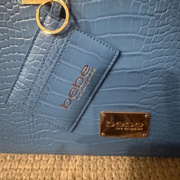 BeBe Blue Satchel - Picture 2 of 3